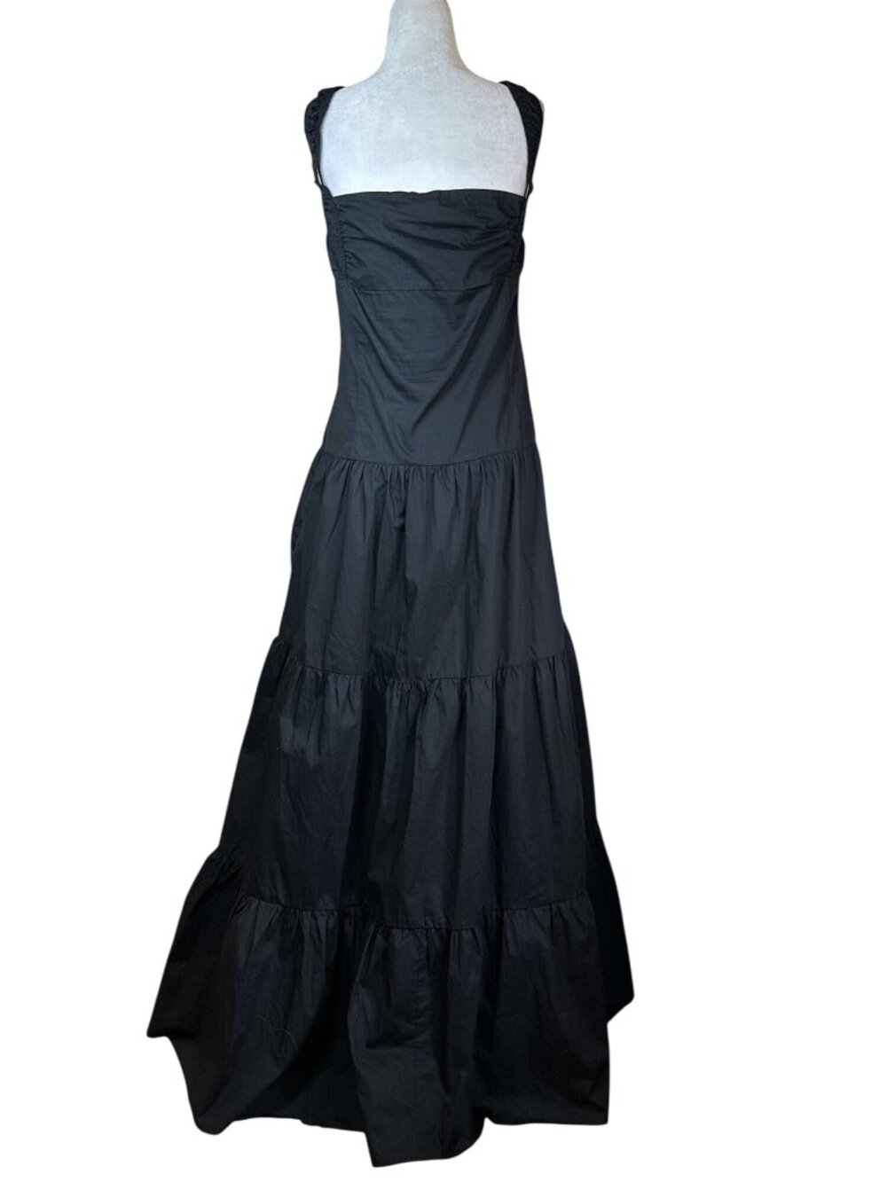 LIONESS Heart Shaped Maxi in Onyx Black New Womens Long Gown Dress - Picture 8 of 15